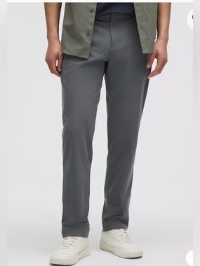 lululemon athletica Men's Chino-Style Performance Pants - Charcoal